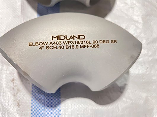 Buttweld 90° Elbow 1 Buttweld 90° Elbow